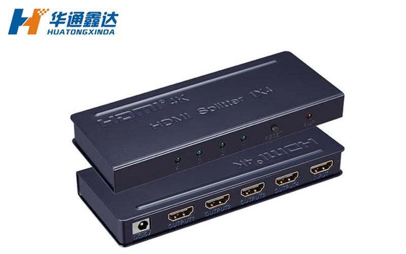 武汉迷你型 4K HDMI 分配器 1x4