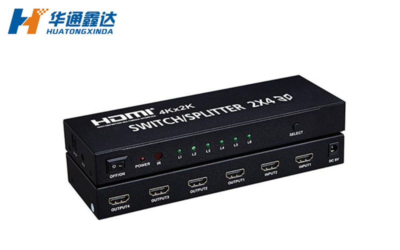 武汉4K HDMI 切换分配器 2x8